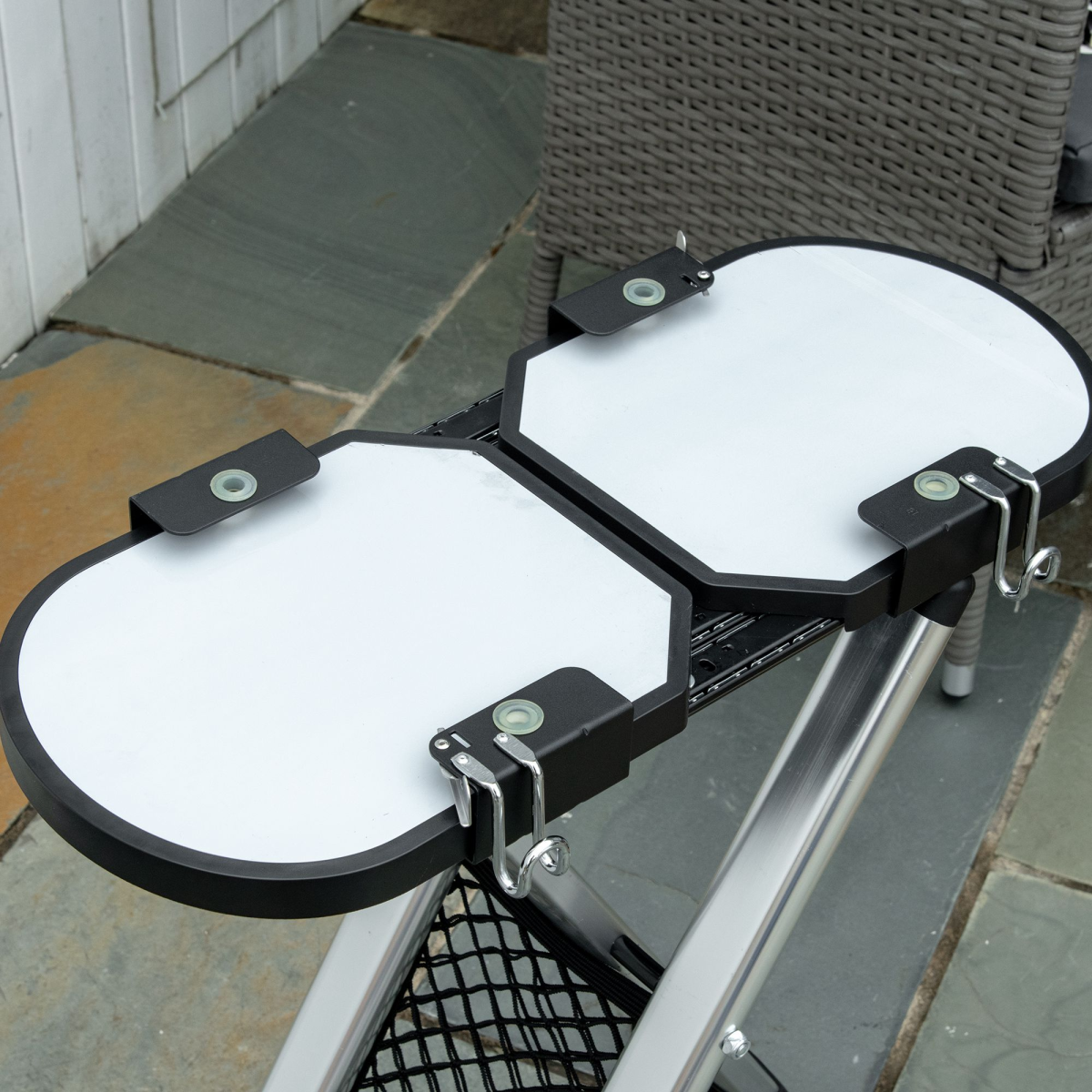 Foldable 2 Burner Gas BBQ Grill Trolley