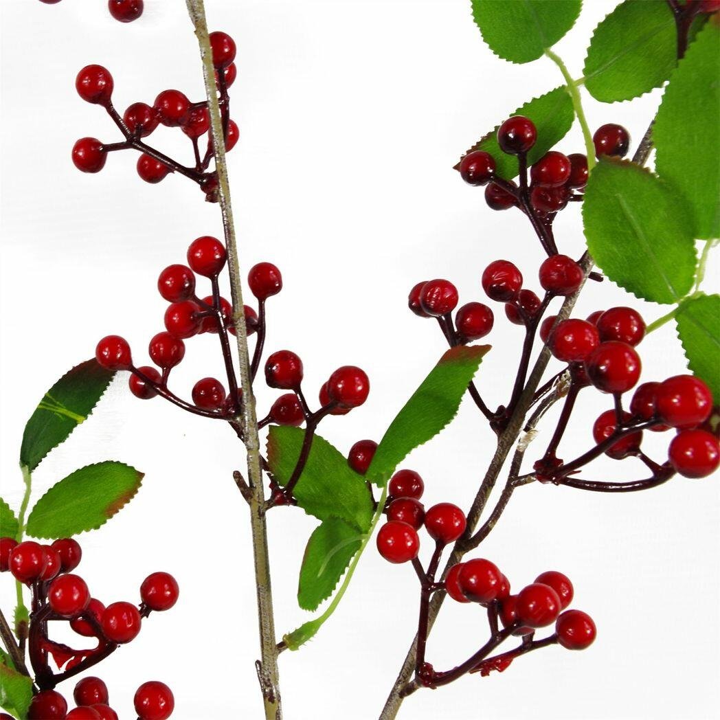 berry spray stem artificial christmas