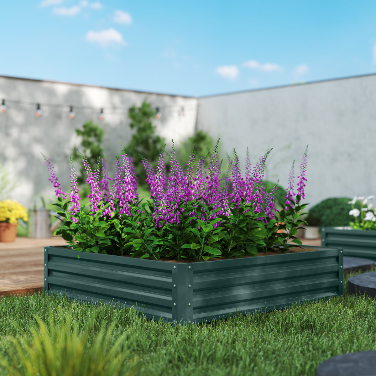 raised garden bed gardner frame outdoor planter kit