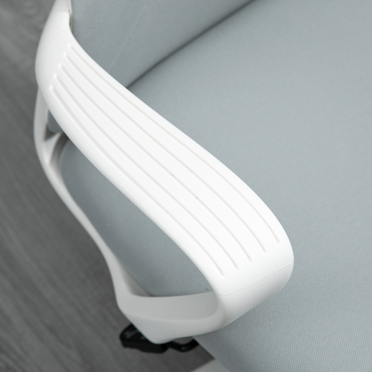 vinsetto highback home office chair height adjustable elastic view 9