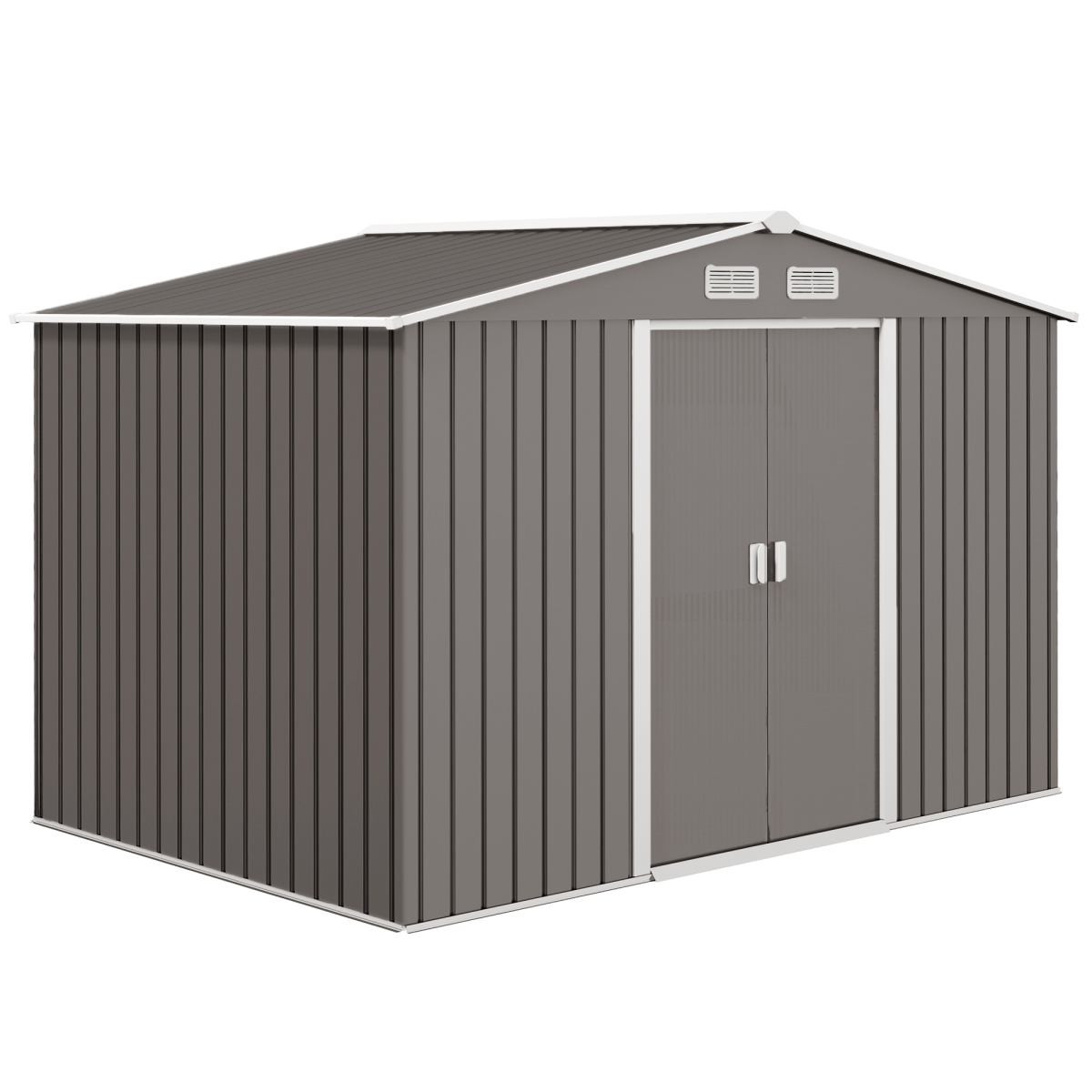 9 x 6ft foundation ventilation steel outdoor garden view 1