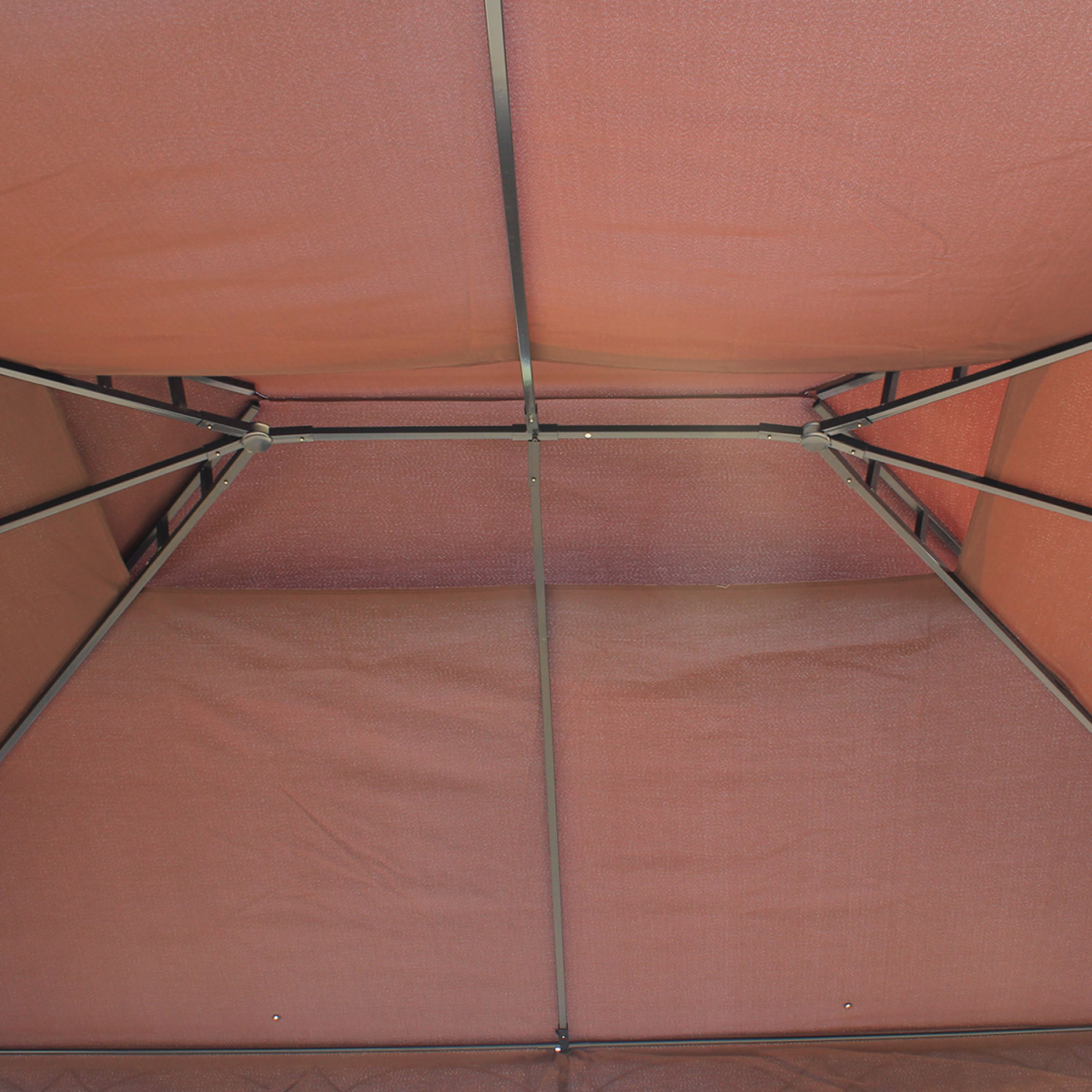 3x4m metal gazebo marquee patio canopy shelter with view 7