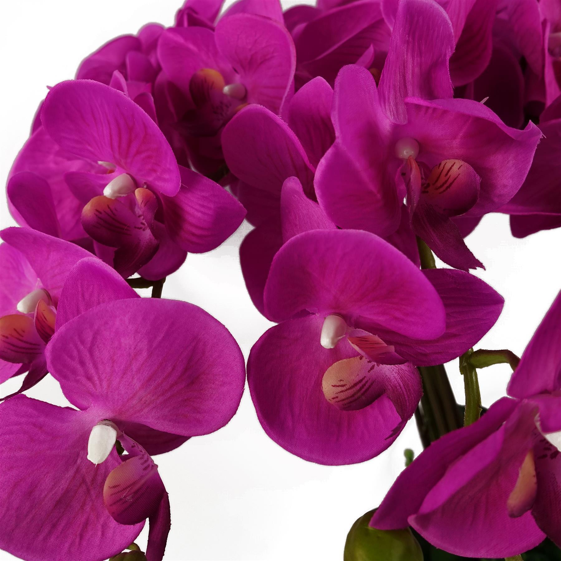85cm artificial deluxe xl orchid dark pink view 4