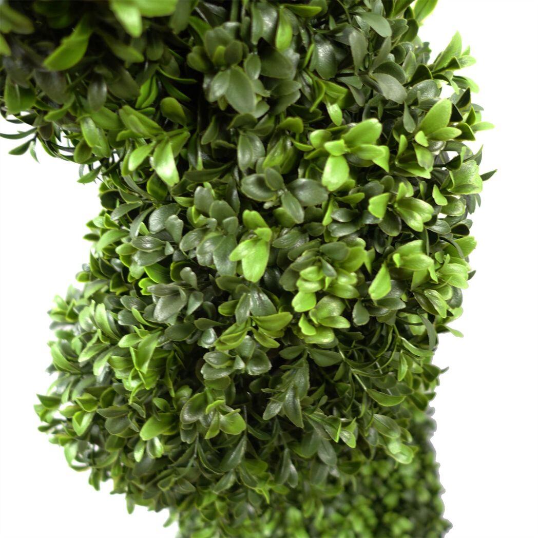 artificial buxus tree green spiral