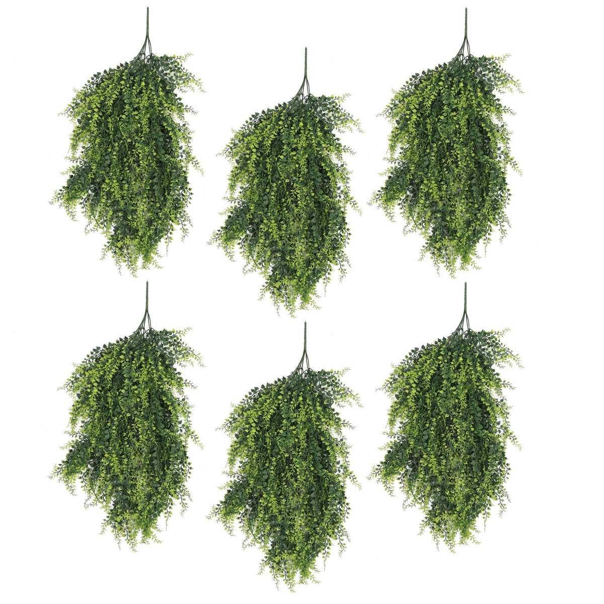 Picture of Pack of 6 x Hanging UV and Fire Resistant Artificial Foliage Plant 85cm