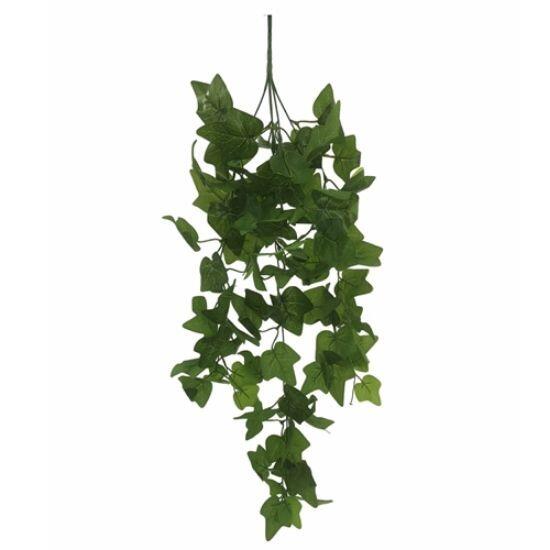 73cm Artificial Trailing Ivy Bush Green Hanging Basket flowers