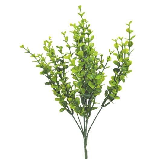Artificial Greenery 34cm Mini Eucalyptus Bush Green