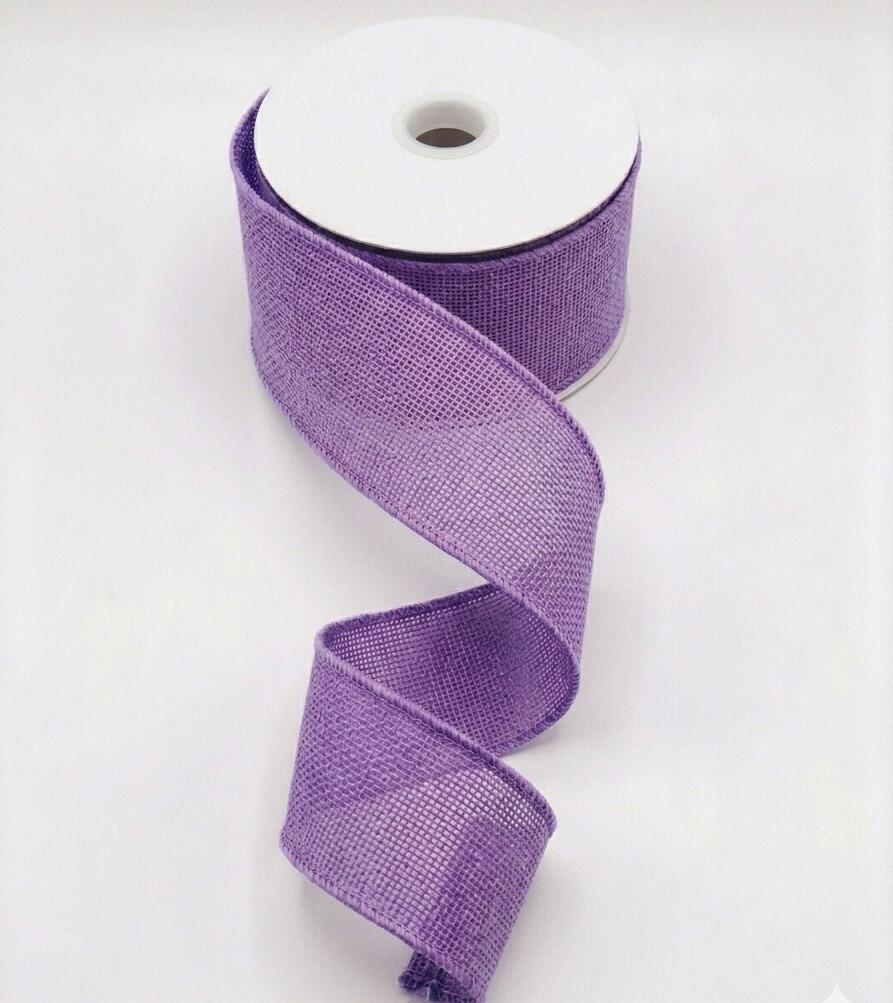 lilac jute hessian ribbon