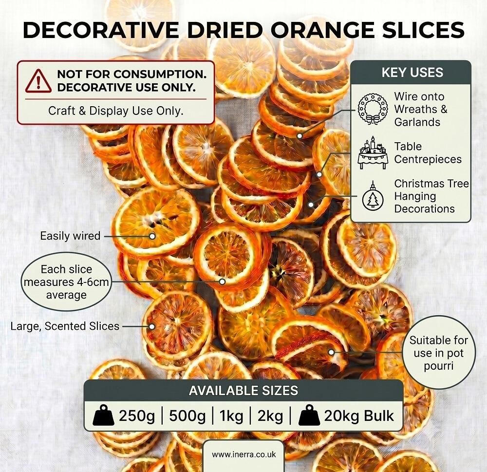 dried orange slices christmas decoration wreath making