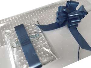 navy blue hamper wrapping kit