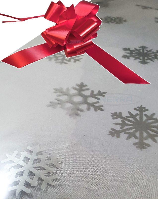 red gift hamper basket wrap kit cellophane bow