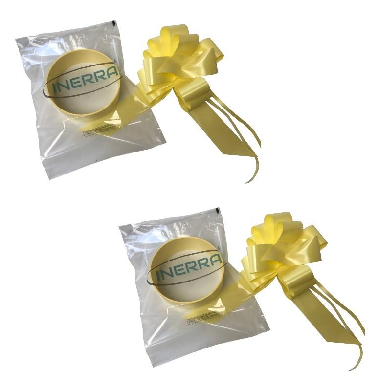 lemon wedding car ribbon bow