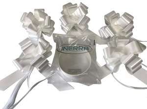 white wedding car ribbon bows kit decoration