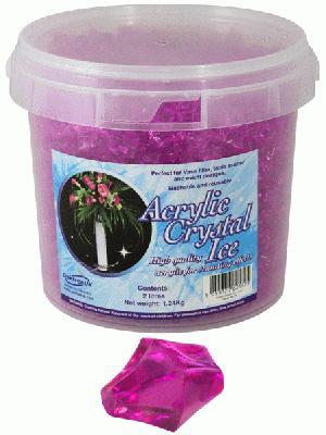 acrylic gem crystal rhinestone wedding table scatter crystals bucket large pink