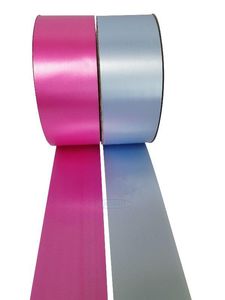 cerise pink blue ribbon
