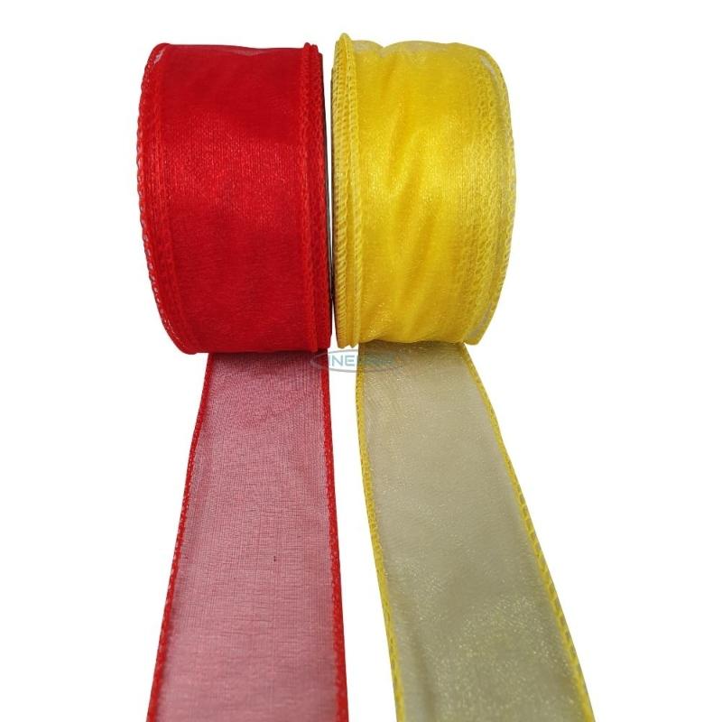 red and yellow ribbon