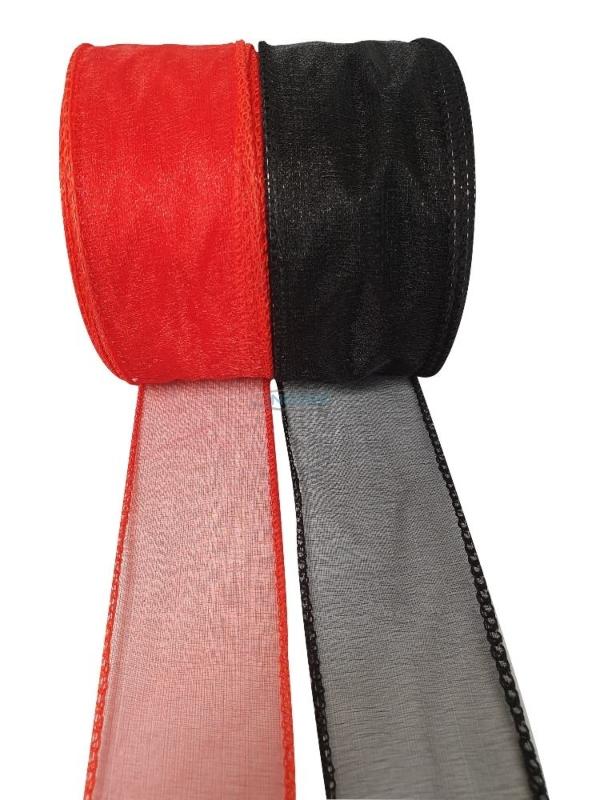 red and black ribbon