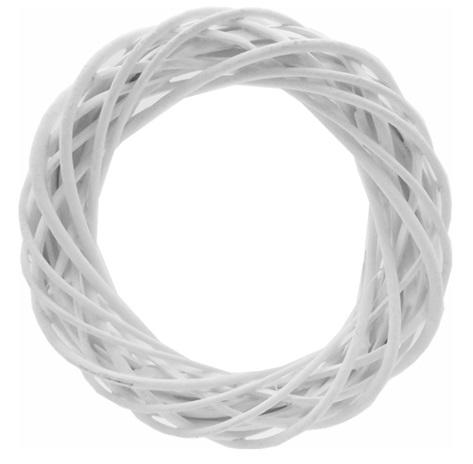 white wicker willow wreath ring 10 inch making christmas