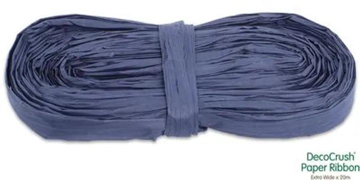 deco crush paper ribbon decocrush eleganza navy blue