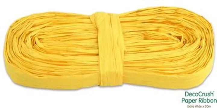 deco crush paper ribbon decocrush eleganza yellow