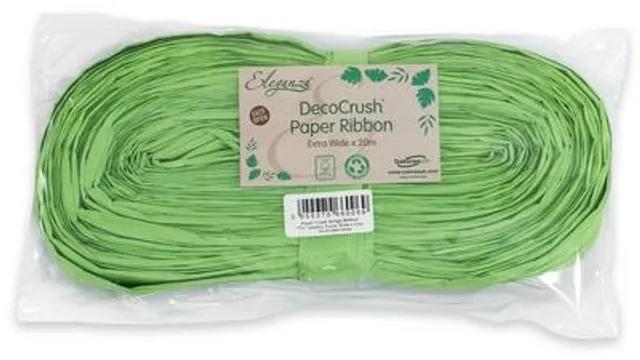 deco crush paper ribbon decocrush eleganza lime green