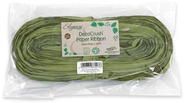 deco crush paper ribbon decocrush eleganza green