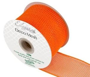 orange deco mesh