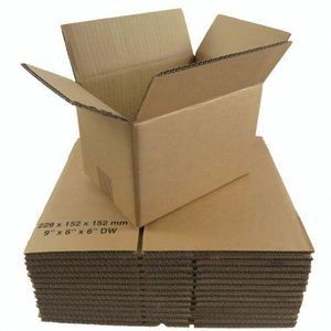 9" x 6" x 6" Cardboard Packaging Boxes