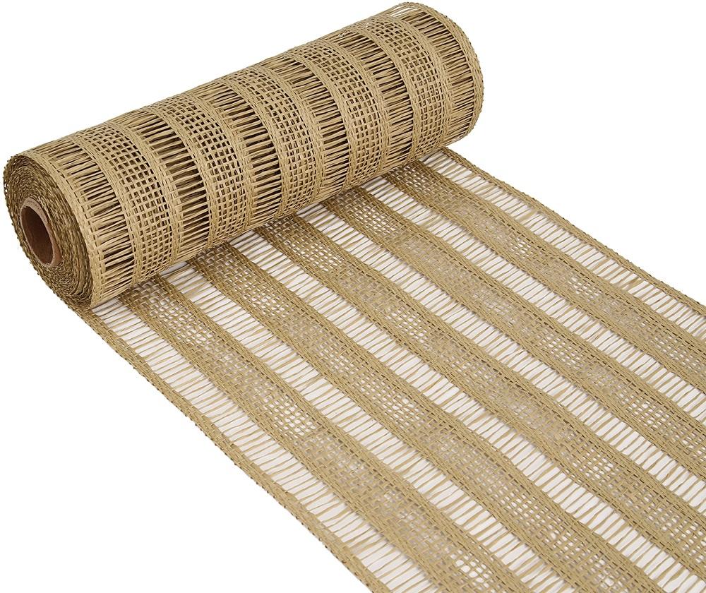 burlap stripe deco mesh 10 inch