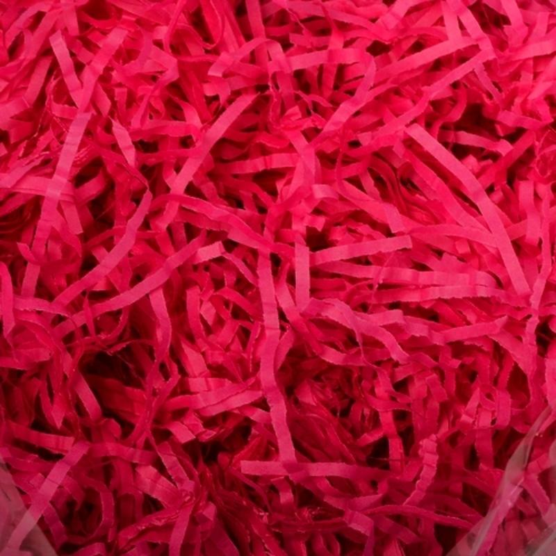 shredded tissue paper basket hamper filling base fuchsia