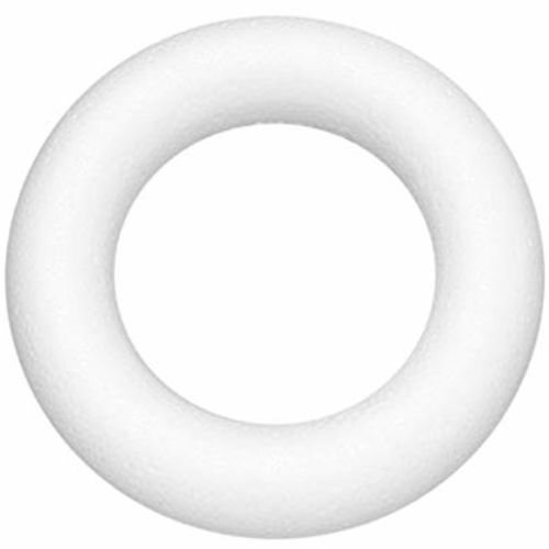 polystyrene wreath ring 14 inch