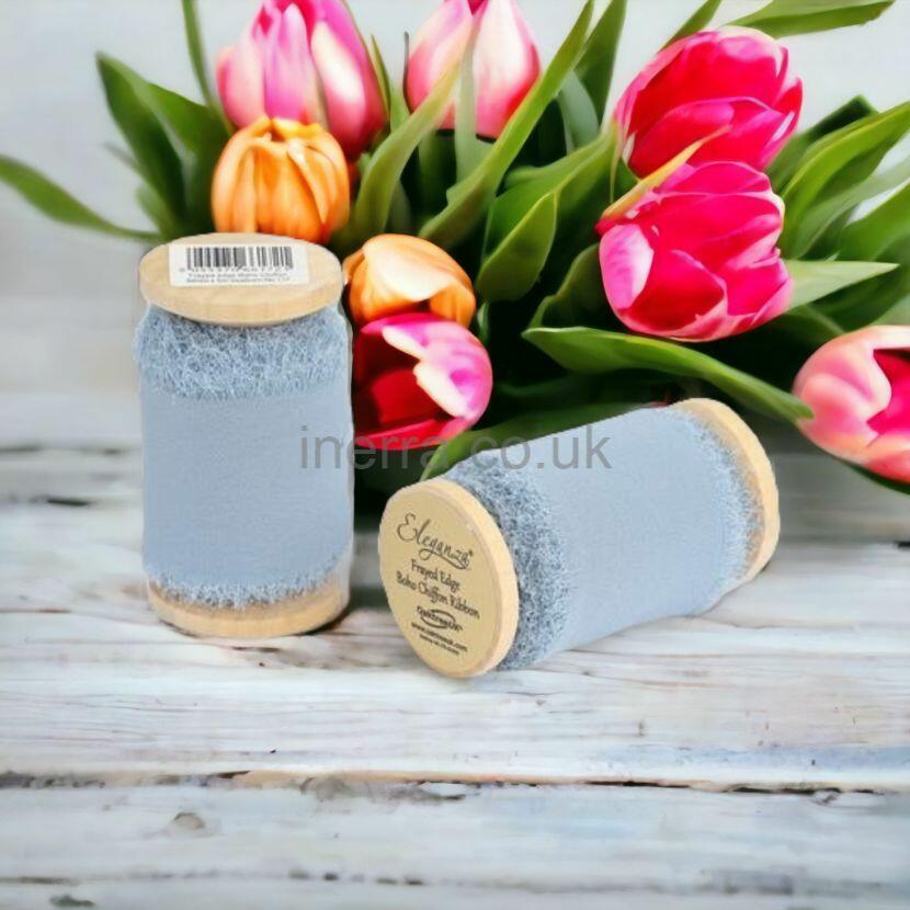 boho frayed edge ribbon