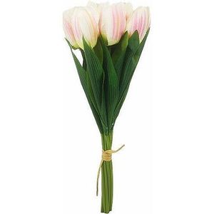 artificial cream tulip flowers