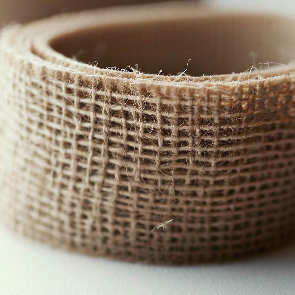 burlap hessian christmas tree ribbon