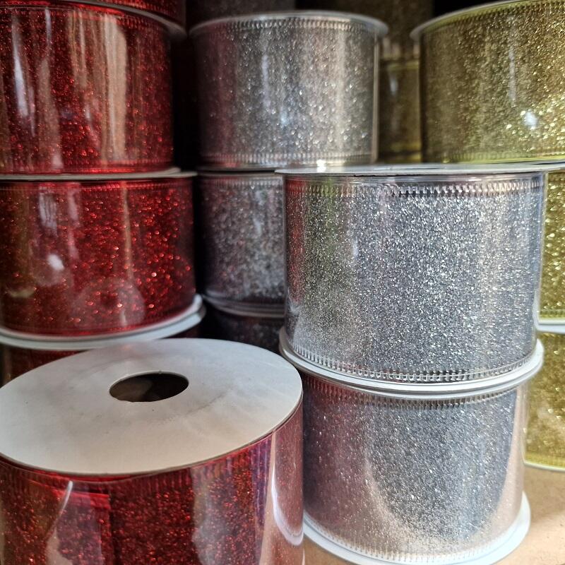 glitter ribbon