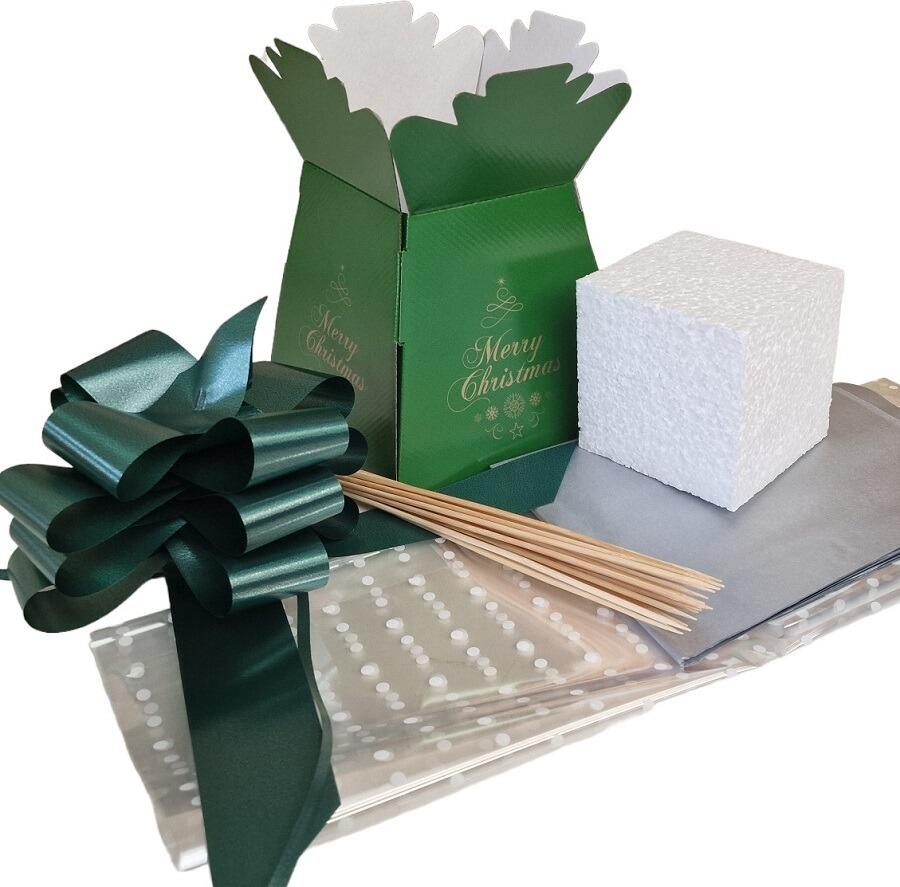 Green Bouquet Kit for Chocolate Bar Bouquets