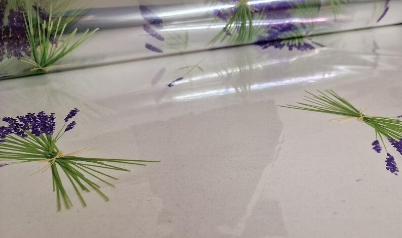 lavender cellophane film