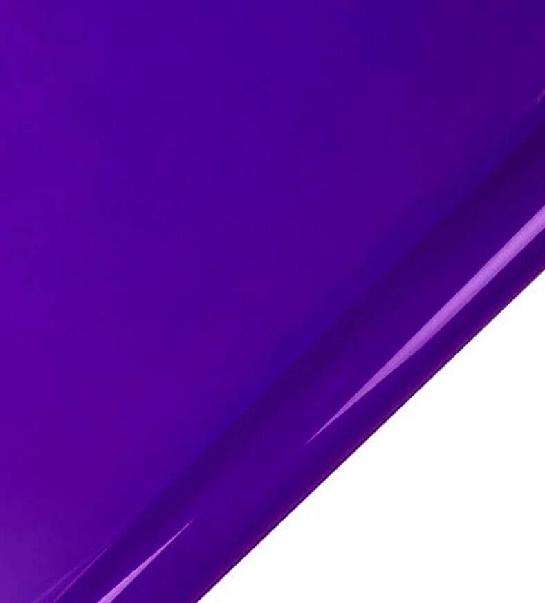purple cellophane flower wrap