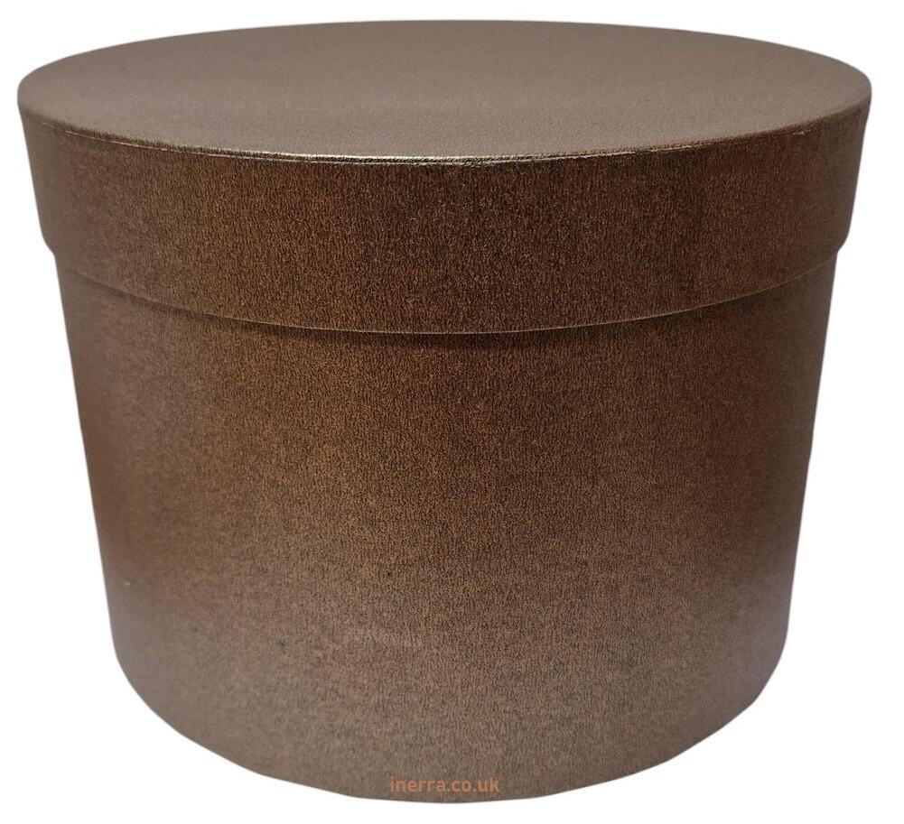brown hat box