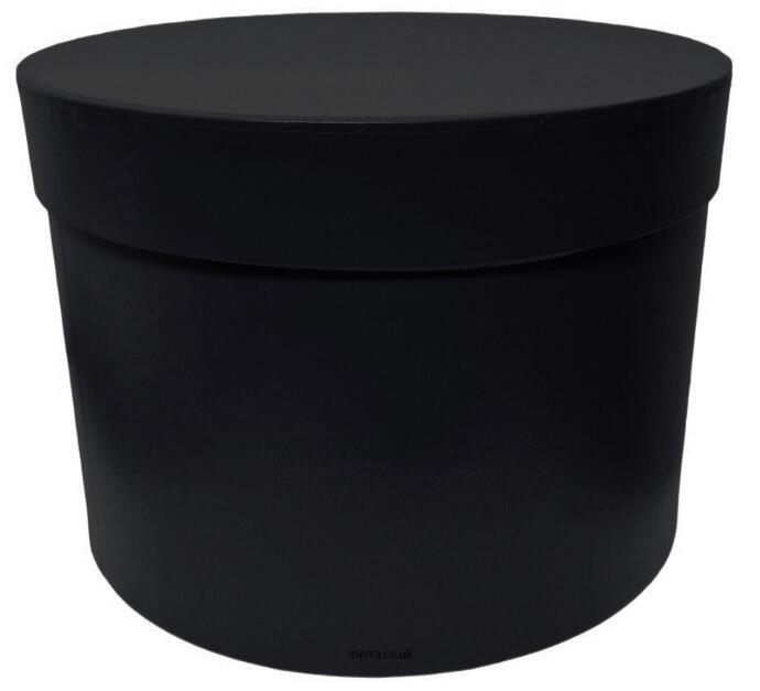 black hat boxes for flowers