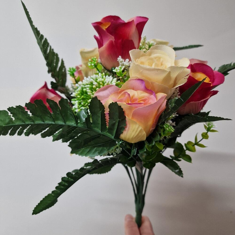 artificial flowers rose bouquet