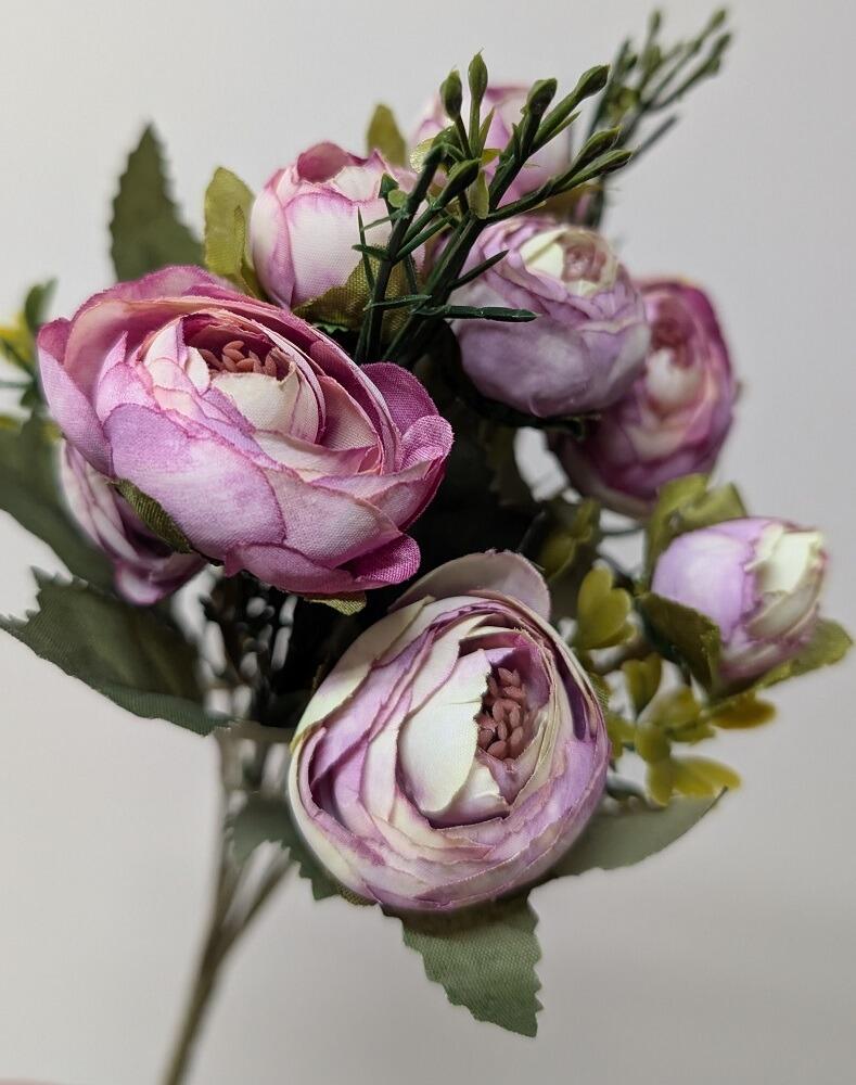 artificial pink ranunculus flowers