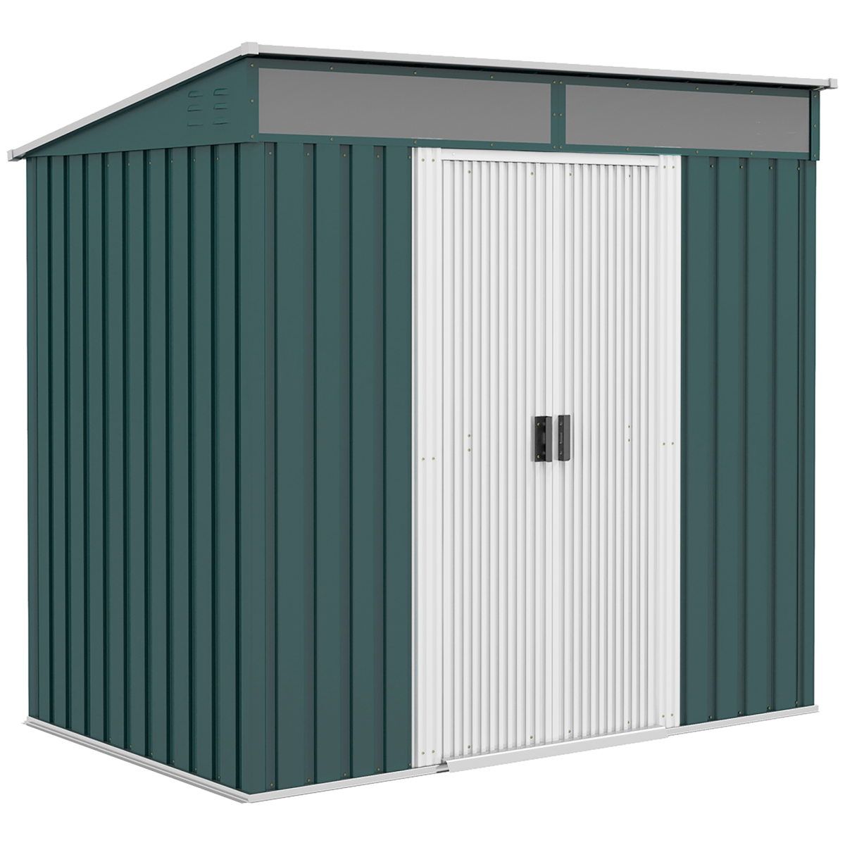 metal garden bike tool shed