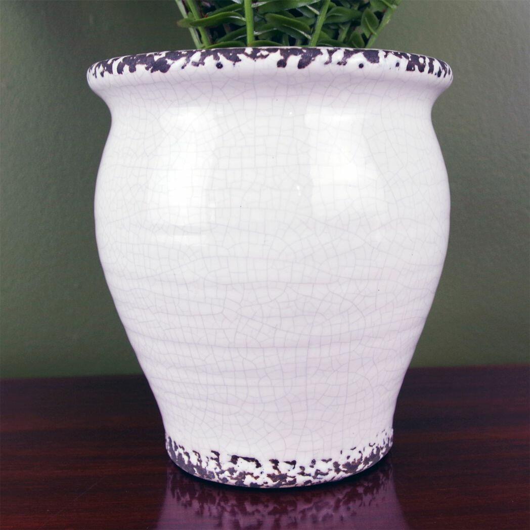 Artificial Bushy Fern Potted in Decorative Planter