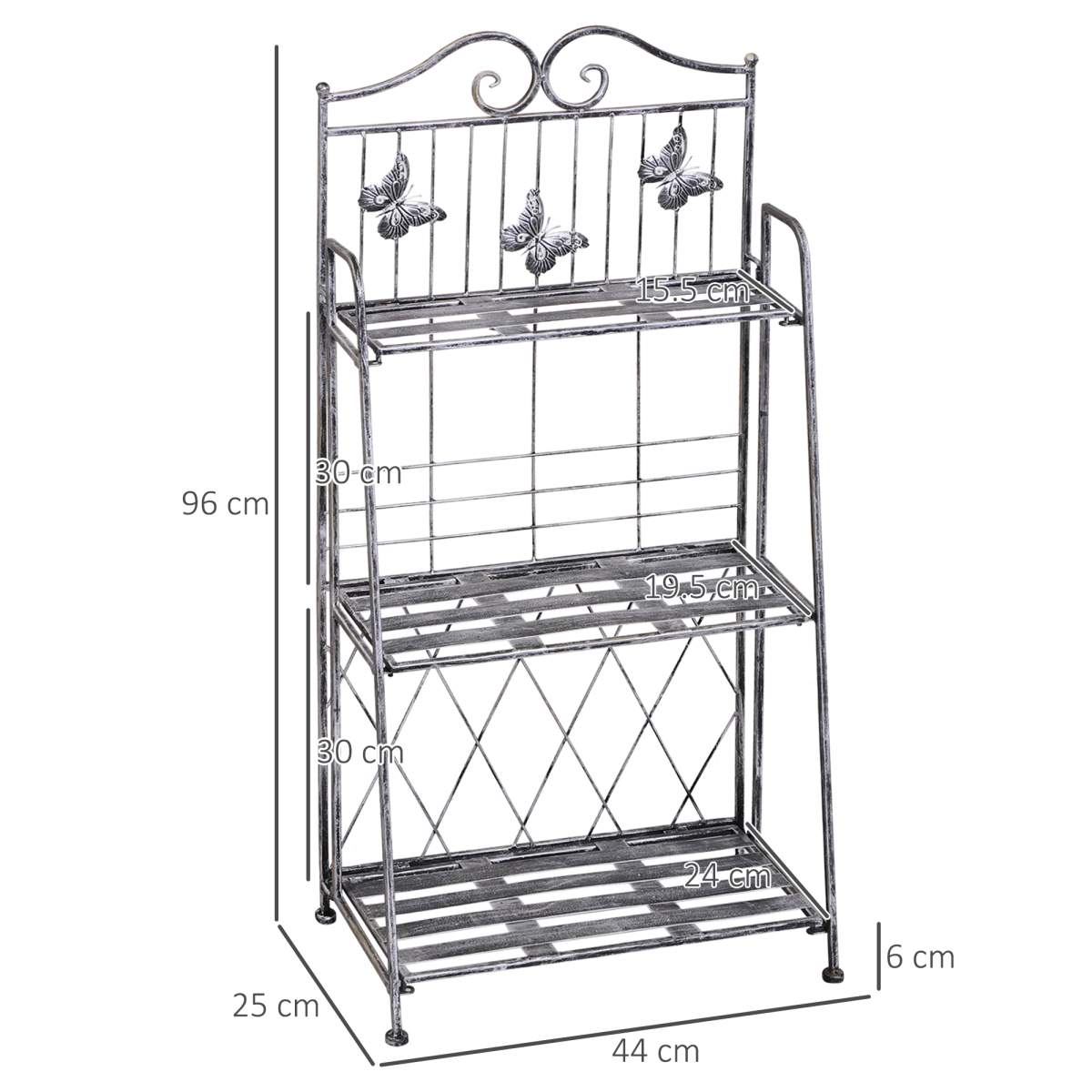 Metal Folding Plant Stand Display Rack
