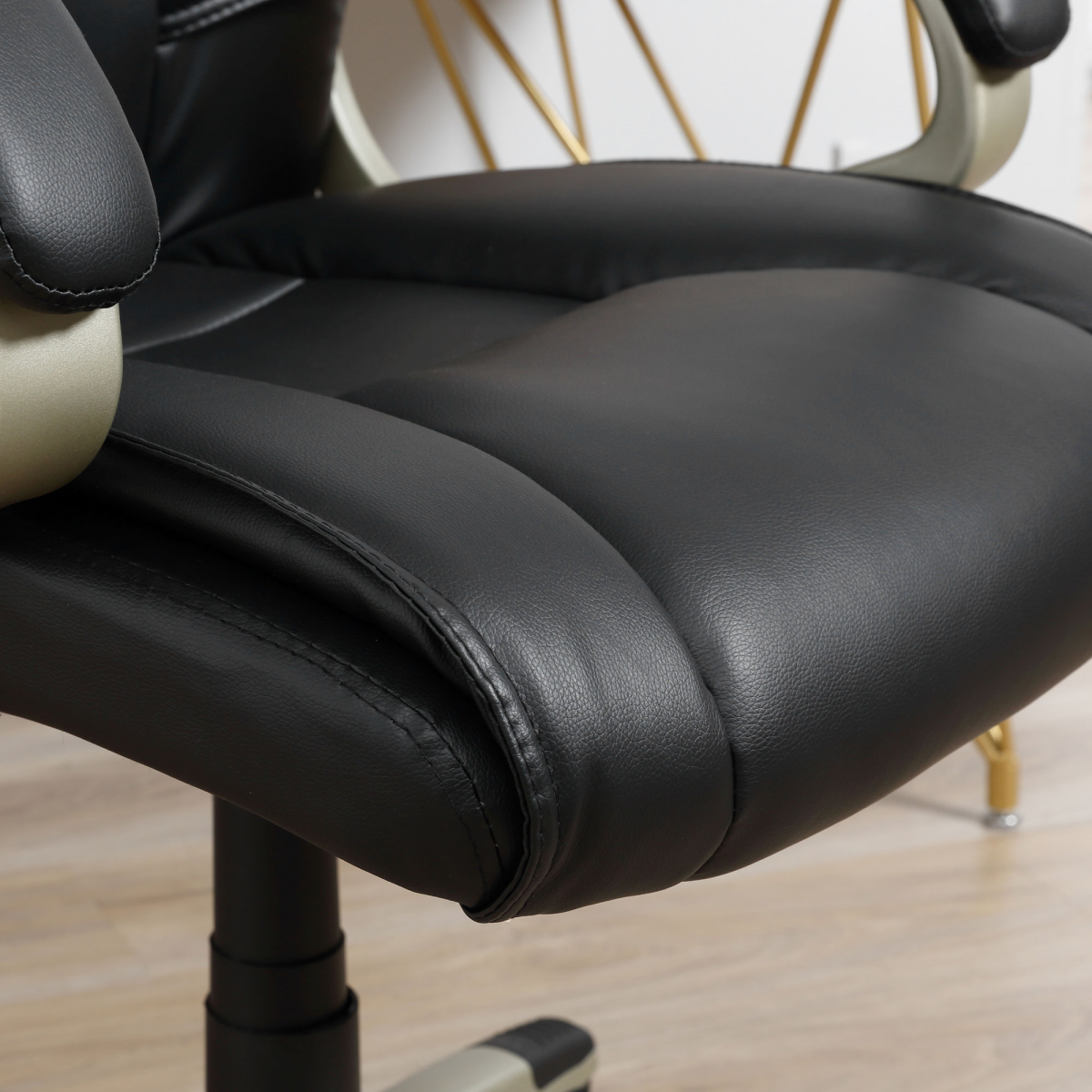 Executive Computer Office Desk Chair PU Leather Swivel