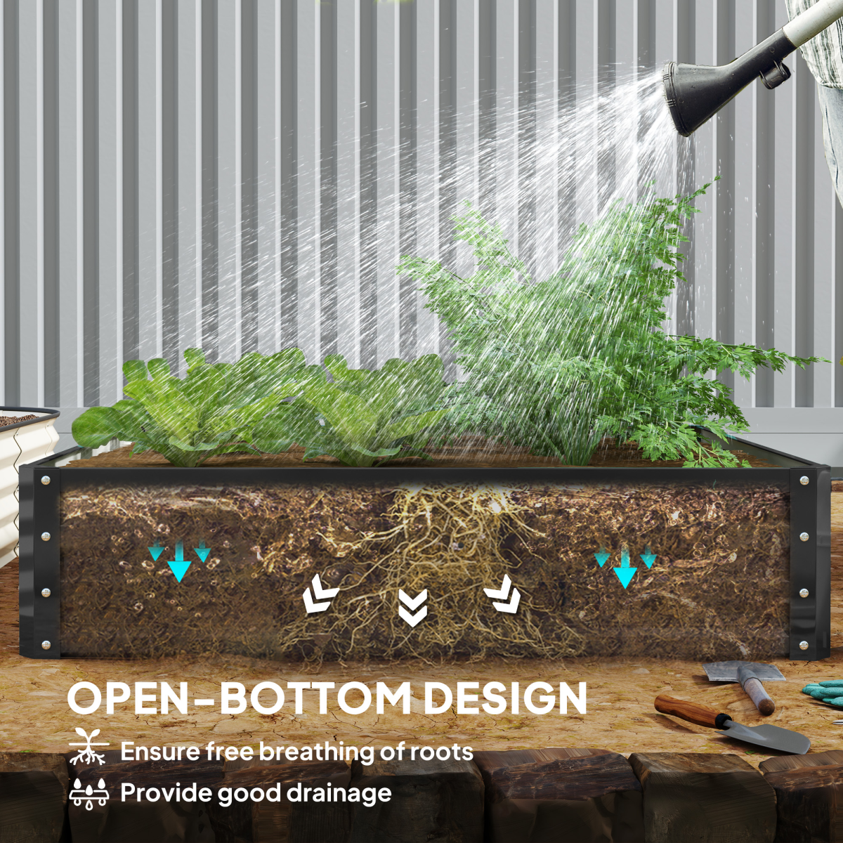Garden Bed Gardner Frame Outdoor Planter