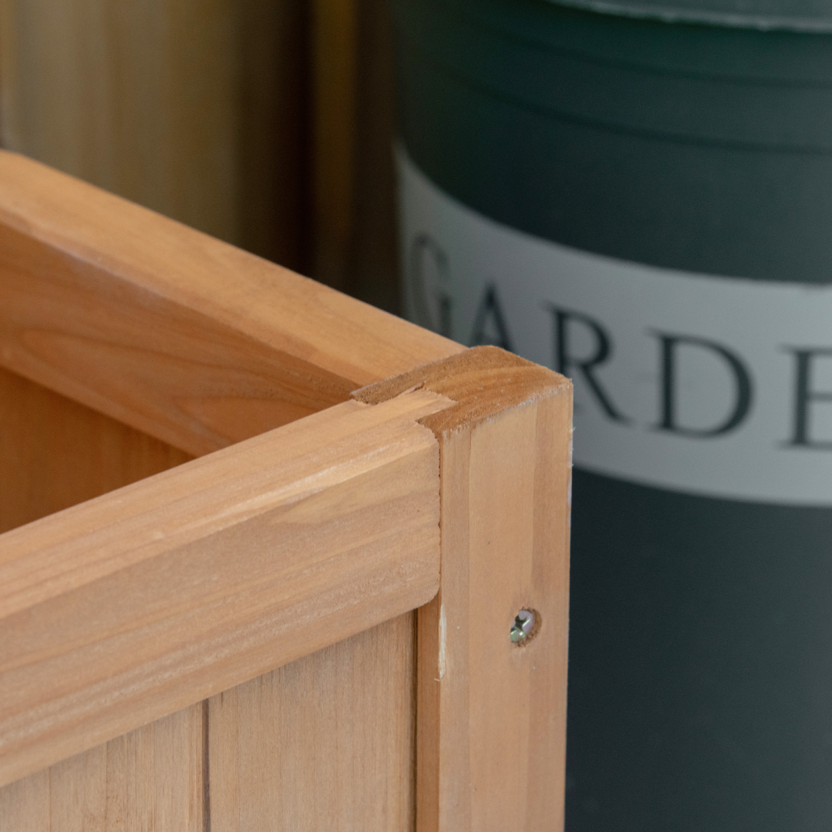 Garden Wooden Planter Box with Trellis