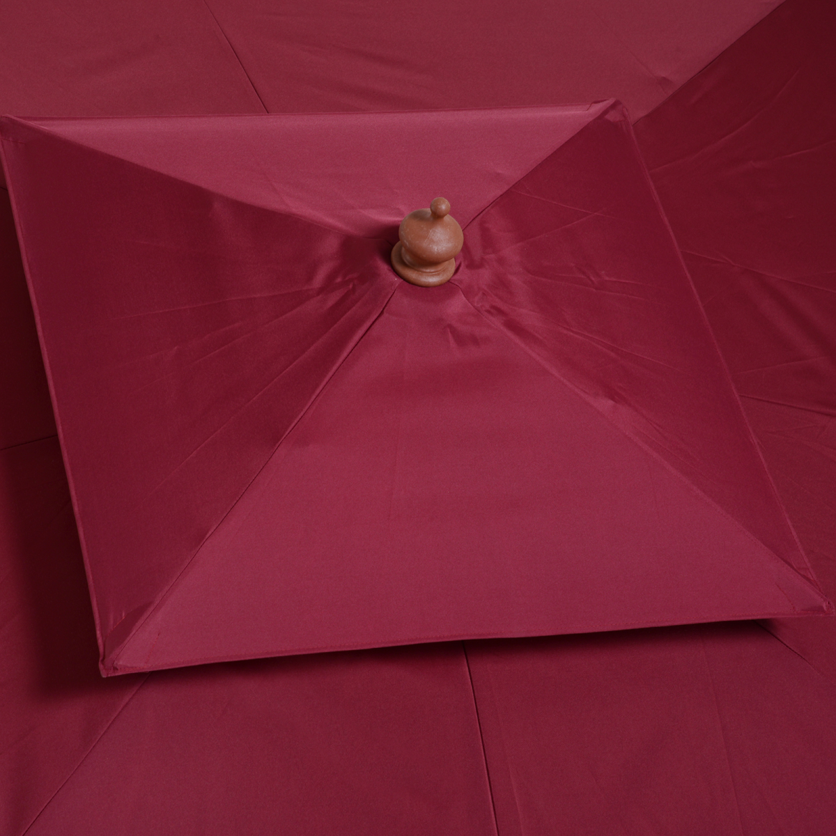 3m Patio Umbrella Bamboo Umbrella Parasol - Wine Red