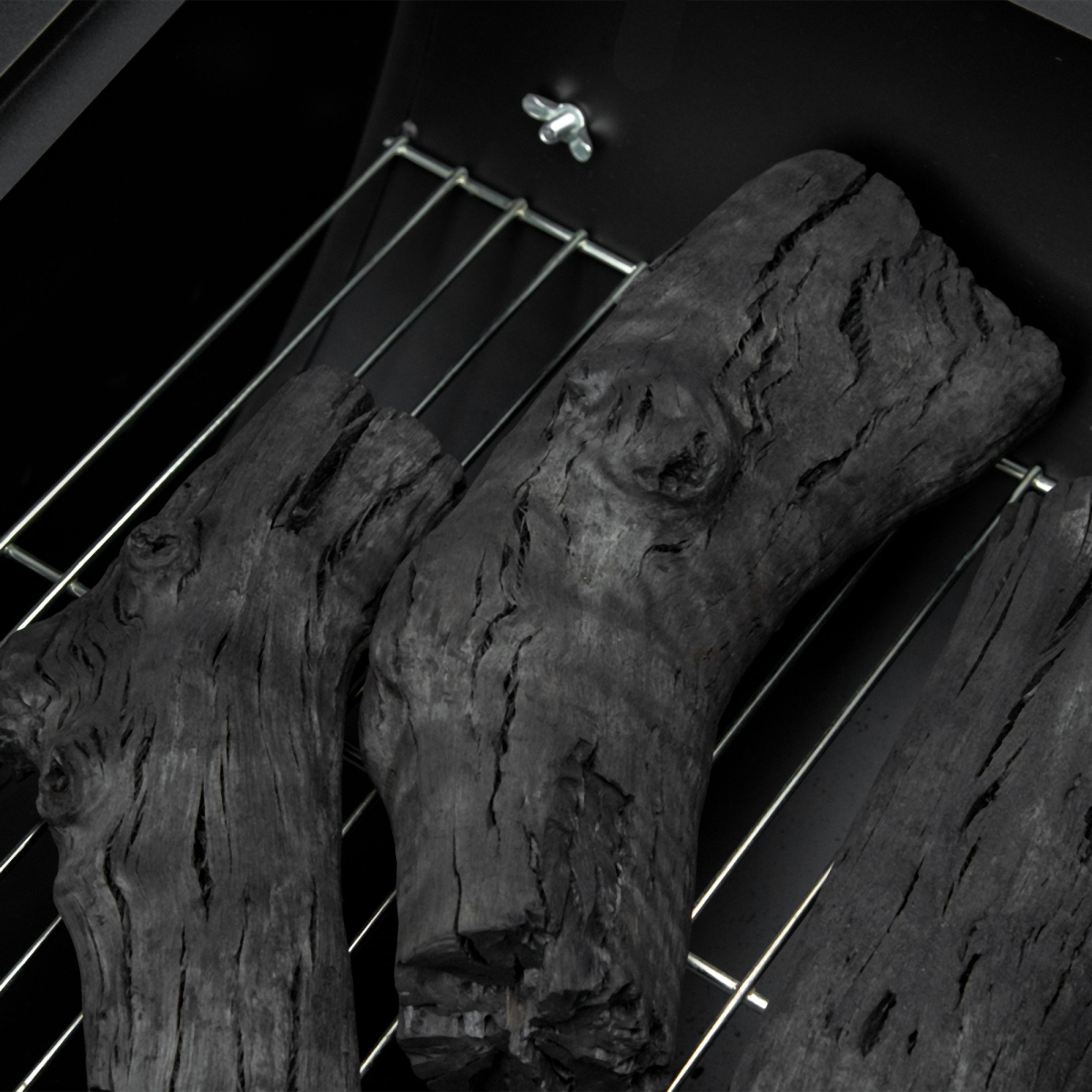 Steel 2-Grill Charcoal BBQ Black